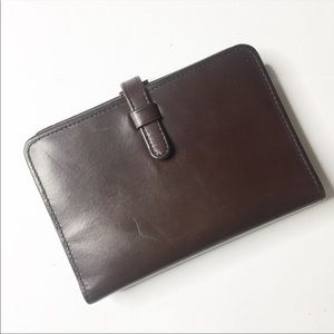 Coach Vintage Brown Leather Planner